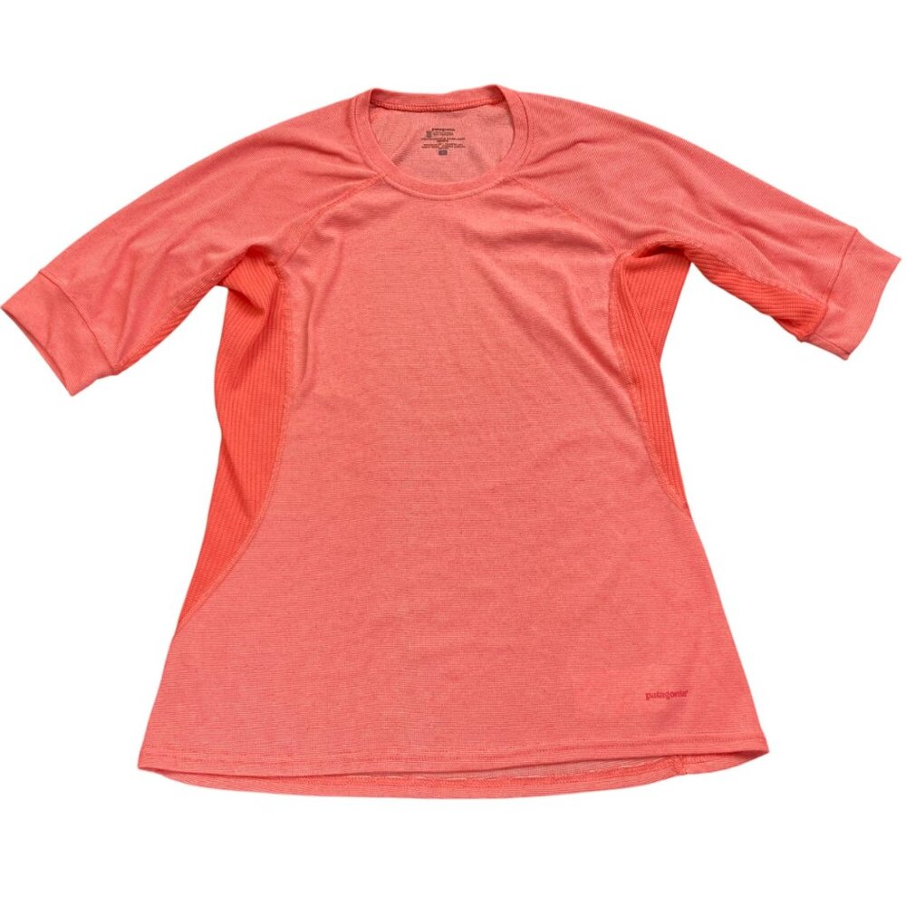 Patagonia Women's Coral Performance Base Layer Capilene Long Sleeve Top Small